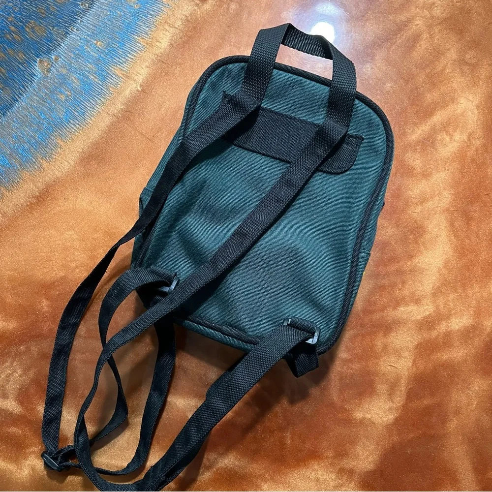 Vintage Disney Mickey Unlimited Mini Backpack Hunter green burgundy navy blue